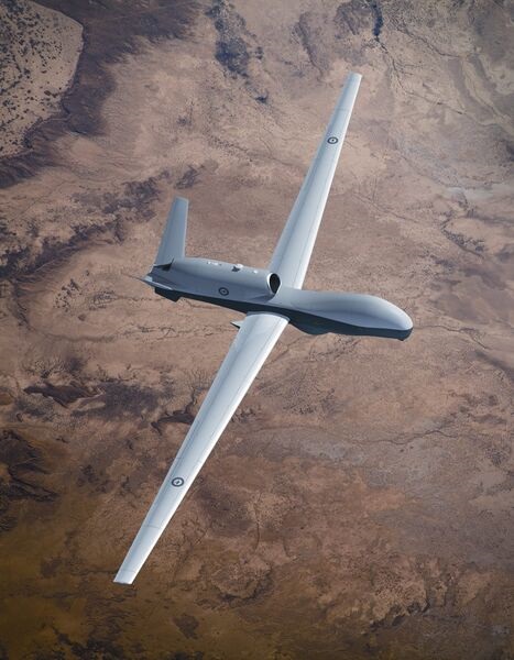 Australia has envisaged procuring at least six Northrop Grumman MQ-4C Tritons.