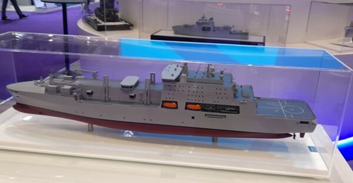 The FSS on display at DSEI 2023.