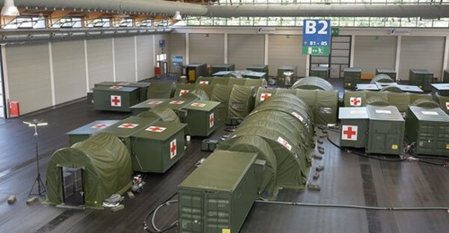 Rheinmetall announced on 12 September that it had transferred a Role 2 containerised mobile field hospital to Ukraine, with two more to follow in late 2023 and early 2024.