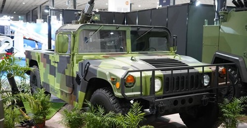 The 81 mm mobile mortar system mounted on a HMMWV was showcased for the first time at the Taipei Aerospace & Defense Technology Exhibition 2023 (TADTE 2023) held in Taipei from 14 to 16 September.