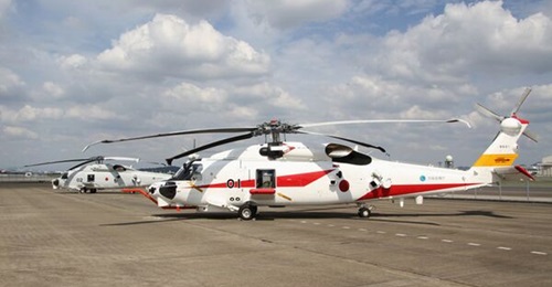 MHI announced on 28 September that it delivered to Japan's ATLA two prototypes of an upgraded variant of the SH-60K multirole naval helicopter.
