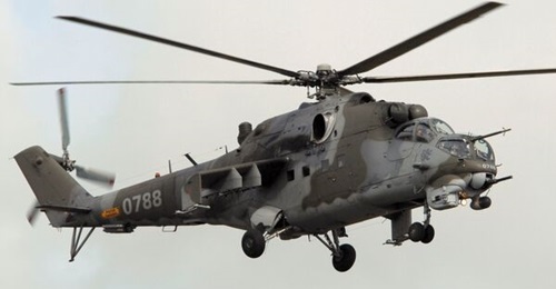 The Czech Republic has now retired the last of its Russian-built Mi-24 (pictured) and Mi-8 helicopters, which it is replacing with US-built AH-1Z and UH-1Y platforms.
