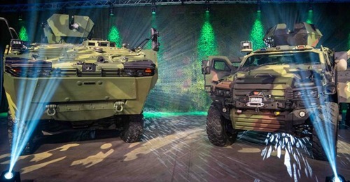 The ECDI has ordered Nurol Makina NMS 4×4  (right) and Otokar Arma 6×6 (left) armoured vehicles for the Estonian Defence Forces.