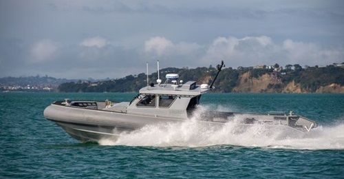 The Royal New Zealand Navy's three 12.5 m-long Littoral Manoeuvre Craft have been manufactured using high-density polyethylene to offer endurance and resistance to wave impacts.