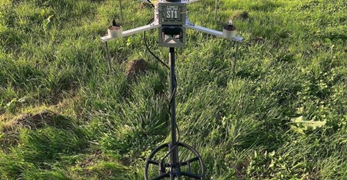 ST-1 is an experimental unmanned mine detector that is being actively tested in the field.