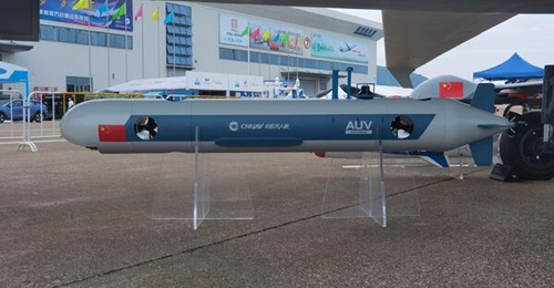 CASC has unveiled its new Multi-mission Reconfigurable Autonomous Underwater Vehicle at Airshow China 2021.