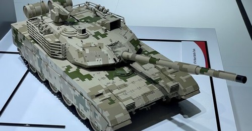The Royal Thai Army has taken delivery of 60 Norinco VT-4 main battle tanks, a model of which is displayed at the Defense & Security 2023 show in Bangkok.