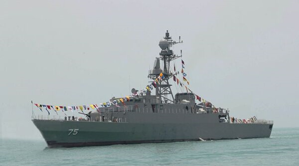 is the fourth Mowj project frigate to be delivered to the Iranian navy.