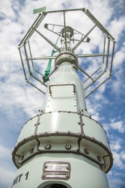The new antenna array associated with Project Strongbow is shown here in testing at SwRI's San Antonio, Texas, facility.