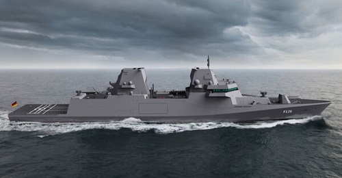 The German Navy's F126 frigates will be equipped with Systematic's SitaWare C2 suite.