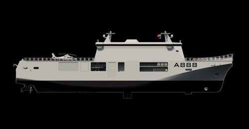 The new multi-purpose vessel, which will be named 
        
        , is planned to enter service in the second half of 2026.