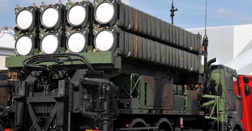 The Aster 30 missile (pictured above) is a two-stage kinetic kill effector fitted with an active seeker with an interception range of approximately 100 km against threats operating at altitudes up to 20,000 m.