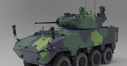TDV is developing the Pandur II 8×8 EVO infantry fighting vehicle (artist's impression showing it with UT30MK2 remote-controlled weapon station).