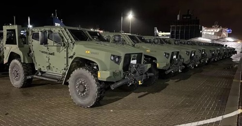 The Lithuanian MND has completed the first phase of the procurement of JLTVs, with the delivery on 29 December 2023 of the last 50 of the first 200 vehicles ordered in 2019.
