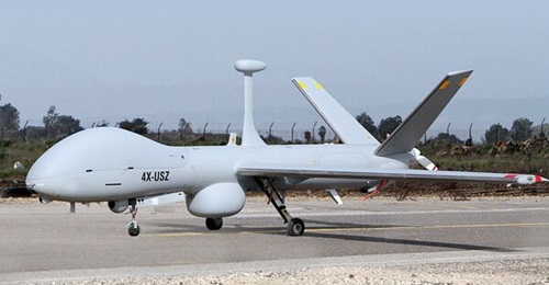 A Hermes 900 in maritime configuration. The Indian Navy will induct two Hermes 900 Starliner UAVs by the end of February.