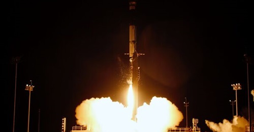Firefly Aerospace's Alpha rocket launches the Victus Nox mission on 14 September 2023.