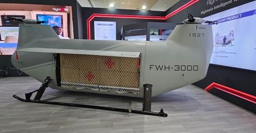 The FWH-3000 cargo UAV can carry a maximum payload of 1,000 kg.