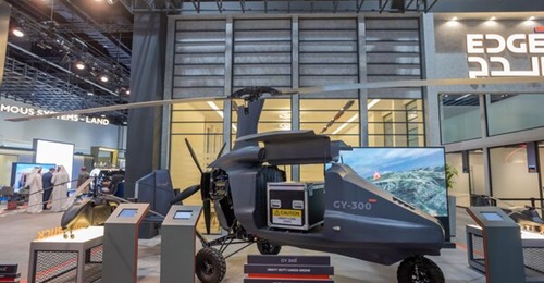 The GY300 can transport payloads weighing up to 300 kg.