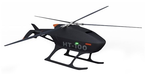 Edge Group's HT-100 was revealed at Dubai Airshow 2023.