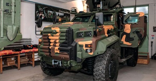 The Gidrán is a version of Nurol Makina's Ejder Yalçin modified for the Hungarian Defence Forces.