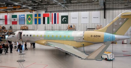 Saab is now fitting the first of two Global 6000 airframes with its GlobalEye mission equipment for the Swedish Air Force.