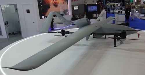 The HW150V UAV is equipped with a three-axis mechanically stabilised electro-optic/infrared pod.