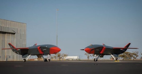 The fourth and fifth MQ-28A prototypes have started flight-testing, according to a video released by Boeing. The fifth prototype (on the right) has an IRST system installed on the upper nose surface. This system was not seen on the earlier MQ-28 protot...