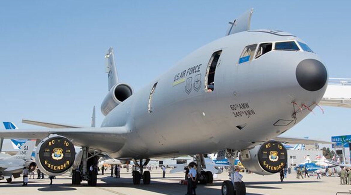 The US Air Force is looking at KC-Y as a bridging solution between the KC-X requirement now being delivered and the future KC-Z. It aims to supplement the service's existing tanker fleet, which includes the KC-10A Extender (pictured).