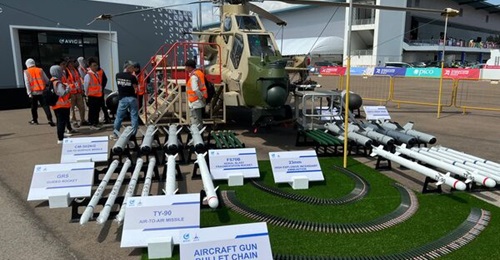 The Z-10ME, seen here at Singapore Airshow 2024.