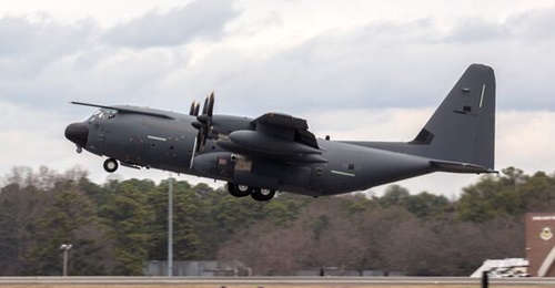 The first KC-130J for the Luftwaffe departs the Marietta production facility in the US, bound for the joint Franco-German C-130 squadron in France.