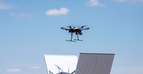 DroneHunter C-UAV system being tested by the US Army at Yuma Proving Ground, Arizona.
