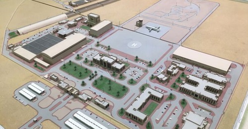 A model displayed at the DIMDEX 2024 show held in Doha from 4 to 6 March shows the new Al-Sayliyah site of the Project 401 Special Forces Training Centre.