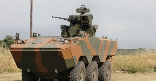 The Guarani APC (pictured above) is designed to carry a section of infantry dismounts across a fire zone so that they can engage a target or complete a mission.