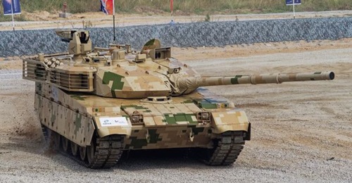 The Haider MBT is Pakistan's variant of the Chinese VT4 MBT (pictured above from a demonstration at Airshow China 2018), which is an export-only third-generation MBT marketed by Norinco.