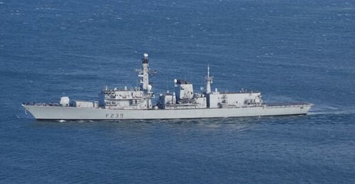 UK Royal Navy Type 23 frigate HMS