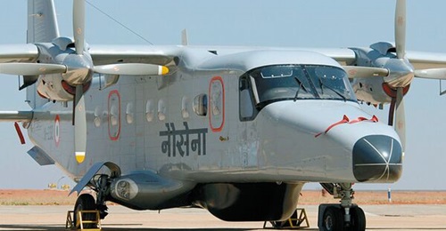 The maritime reconnaissance version of the Indian Navy's Dornier Do 228 aircraft.