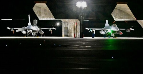 The earthquake in Taiwan affected infrastructure at Hualien city and also damaged Lockheed Martin F-16V aircraft (pictured) at the airport. This representative photo from August 2022 shows two F-16Vs at the Republic of China Air Force (RoCAF) base in t...