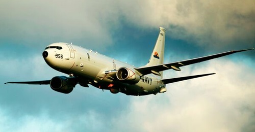 A Boeing P-8 Poseidon of the US Navy. Although Boeing's discussions with Brazil have not reached the stage of determining a local configuration, Flood said the company encourages a common configuration across international fleets.