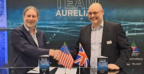 CESI is joining Leonardo's Team Aurelian to bid for the British Army's CTTP programme. Pictured are chief technology officer for CESI Stu Armstrong (left) and CTTP campaign director at Leonardo UK John Wells.