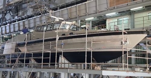 was built with funding provided by the Hellenic Navy.