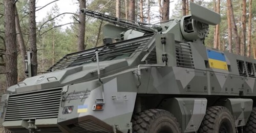 Mbombe 6 with Spys ROWS seen in Ukraine.