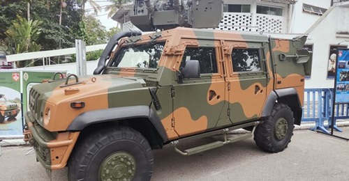 The new VBMT-LSR Guaicurus vehicles will include configurations with the new Ares REMAX 4 remotely controlled weapon station.