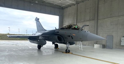 One of the first six Rafales to be delivered to Croatia. Deliveries of all 12 aircraft will be complete by mid-2025.