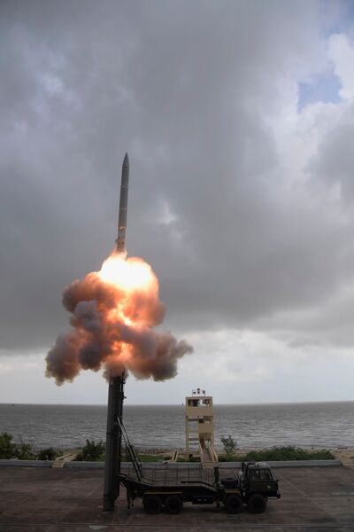 India's SMART system, seen here during its first test in 2020. The DRDO carried out the third known test of the system on 1 May 2024.