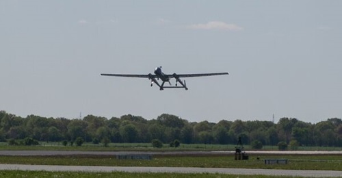 The GHTP lifts off from Jagel for its maiden flight in German airspace.