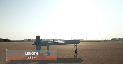 The Hunter 5 prototype before its first test flight at the X Range.