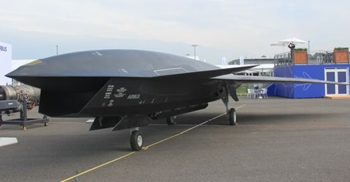 A full-scale mock-up of Wingman was revealed at ILA Berlin Air Show 2024, showing the concept's stealth design philosophy.