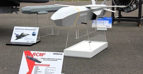 Seen alongside the Eurofighter at ILA 2024, the RCM² will be able to perform both kinetic strike and electronic warfare jamming and decoy roles in highly contested and denied airspace.
