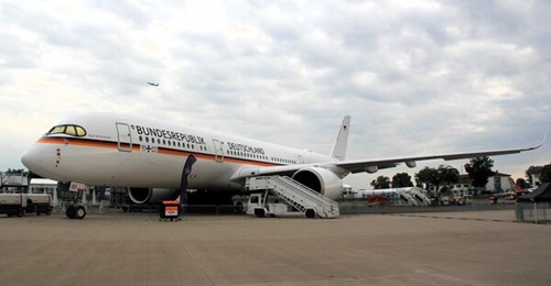 The third and final fully configured A350 VIP aircraft was formally handed over to the Luftwaffe at the ILA Berlin Air Show on 5 June.