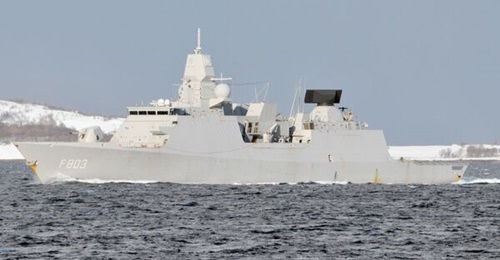 A file image of HNLMS 
        
        . The frigate encountered Chinese aircraft while on patrols in the East China Sea on 7 June.